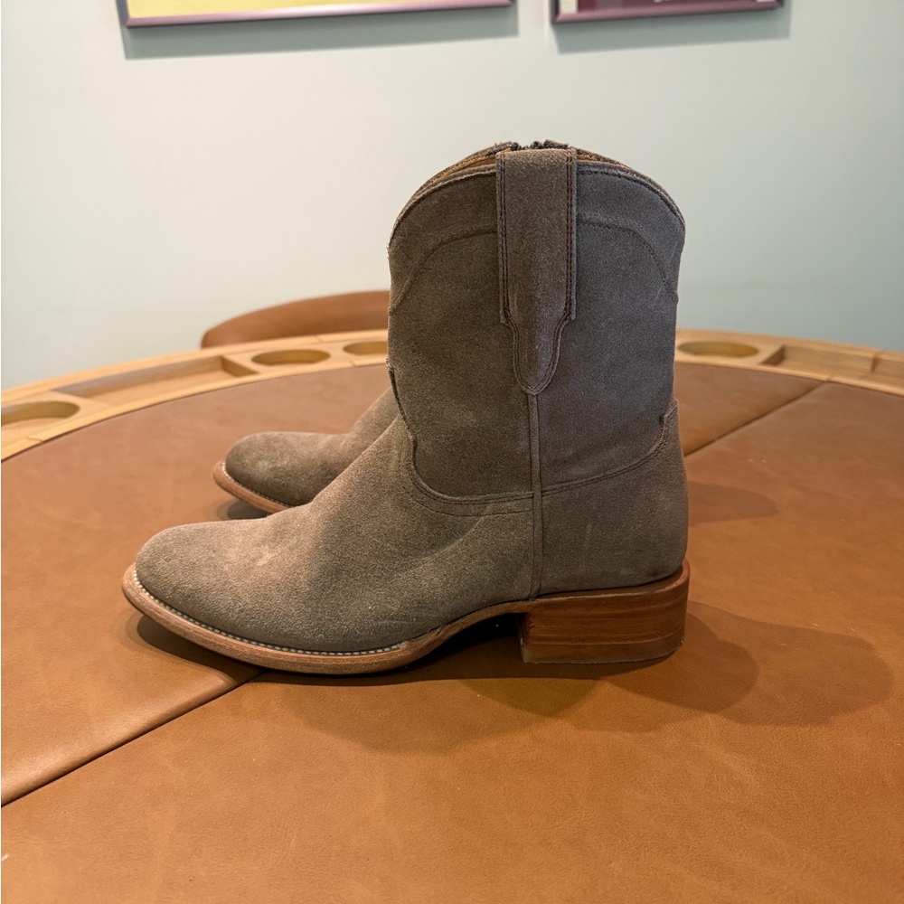 Freebird Gray Suede Boots